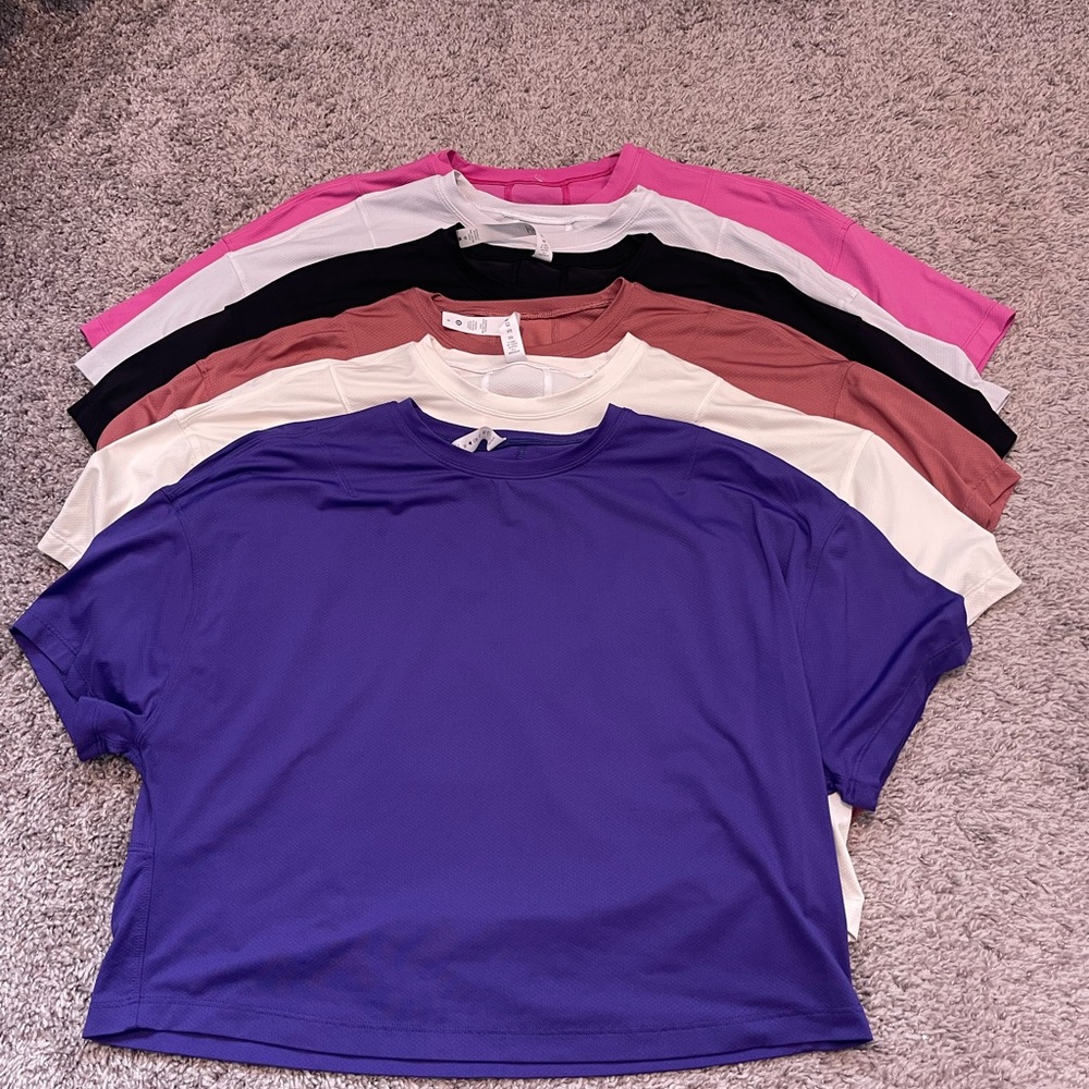 lululemon abrasion resistant t-shirt - all 6!